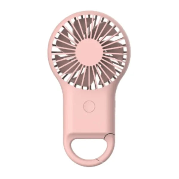 Multifunctional Handheld Fan with LED Lighting and Hook