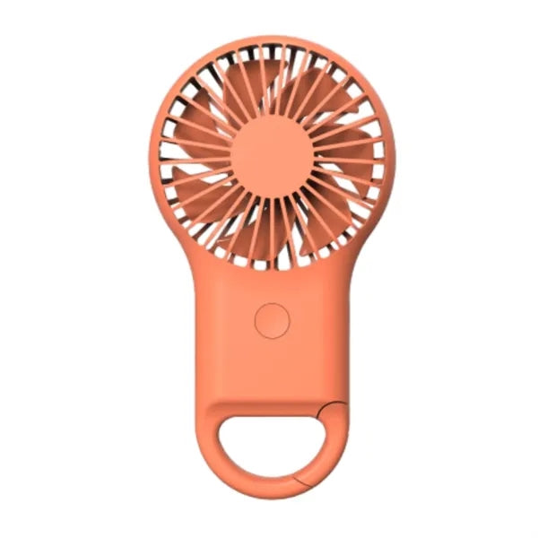 Multifunctional Handheld Fan with LED Lighting and Hook