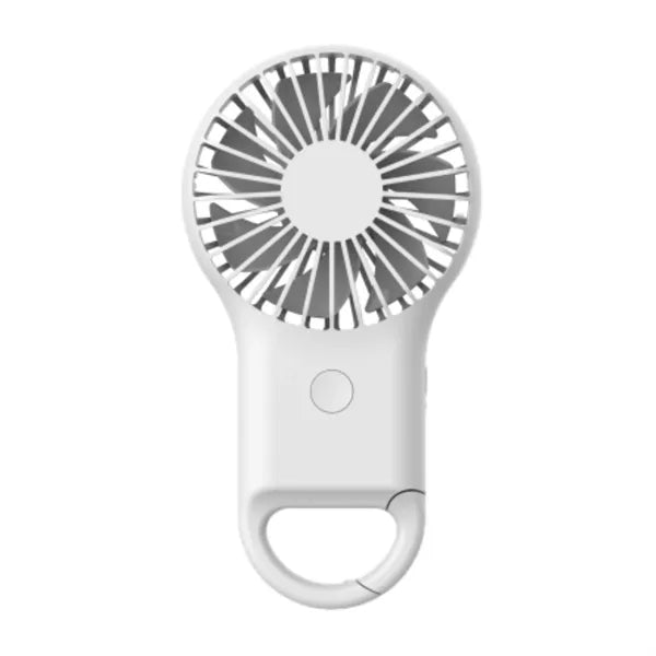 Multifunctional Handheld Fan with LED Lighting and Hook