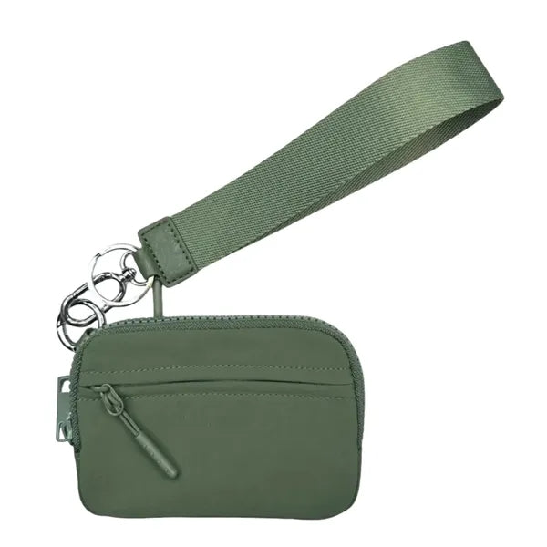 Travel Wristlet Wallet Pouch with Wrist Strap