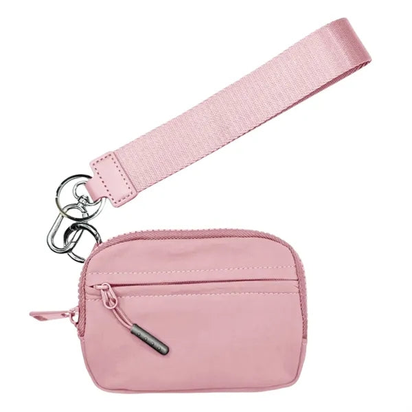 Travel Wristlet Wallet Pouch with Wrist Strap