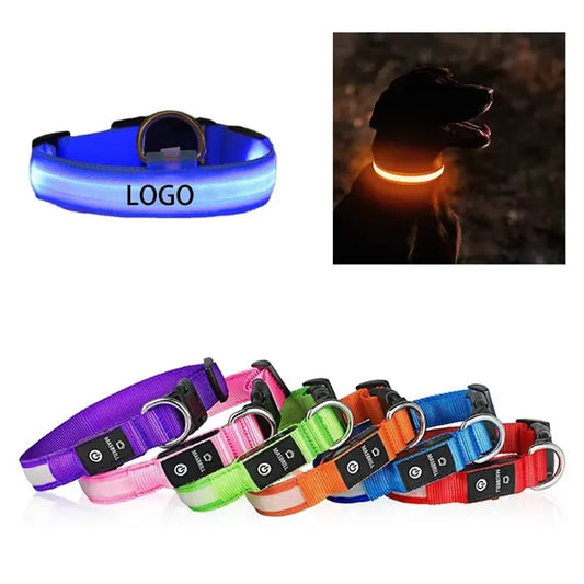 USB Rechargeable LED Dog Collar