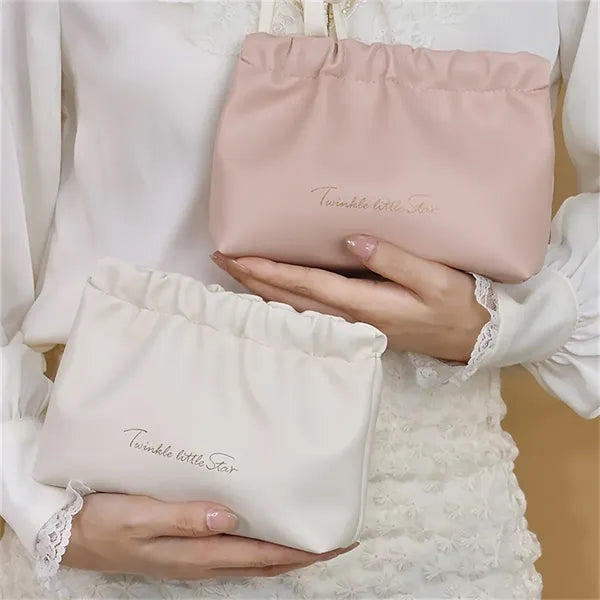 Small Carry-on Bag Pouch Makeup Cosmetic Lipstick PU