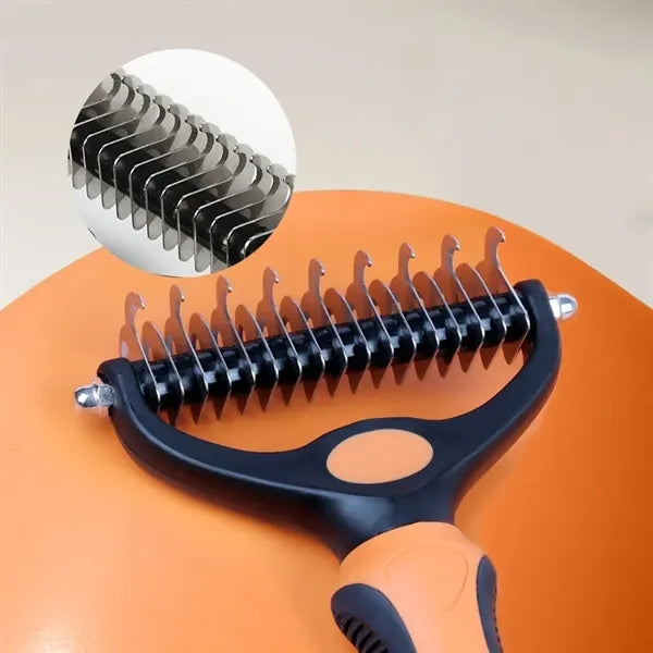 Professional Deshedding & Dematting Brush for Dogs and Cats