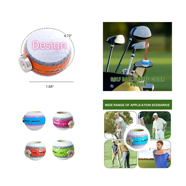 Golf Ball Shaped Cigar Holder