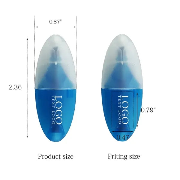 Egg-shaped Candy Color Mini Highlighter Marker Pen