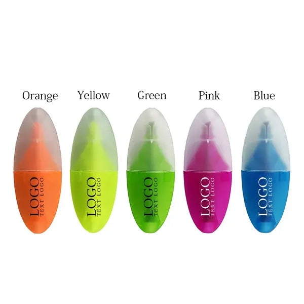 Egg-shaped Candy Color Mini Highlighter Marker Pen