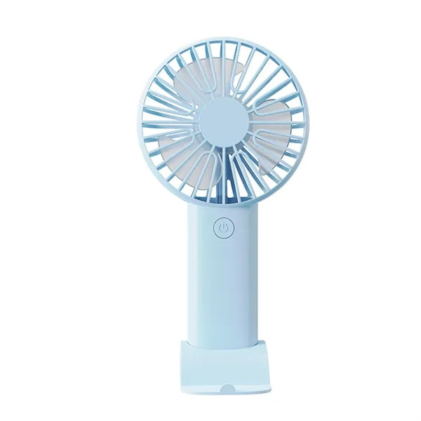 Portable Rechargeable Fan with Phone Stand Base