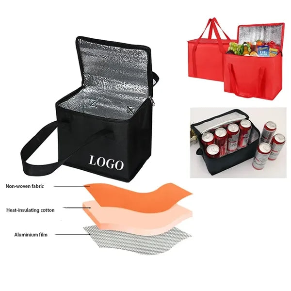 Insulated Lunch Cooler Tote Bag