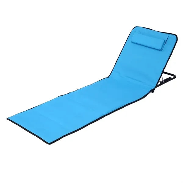 Adjustable Folding Recliner for Beach & Camping Comfort
