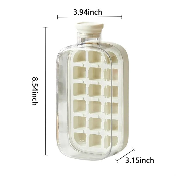 Ice Maker with Straw and Leak-Proof Design