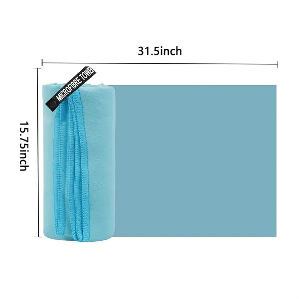 Quick-Dry Microfiber Sports Towel