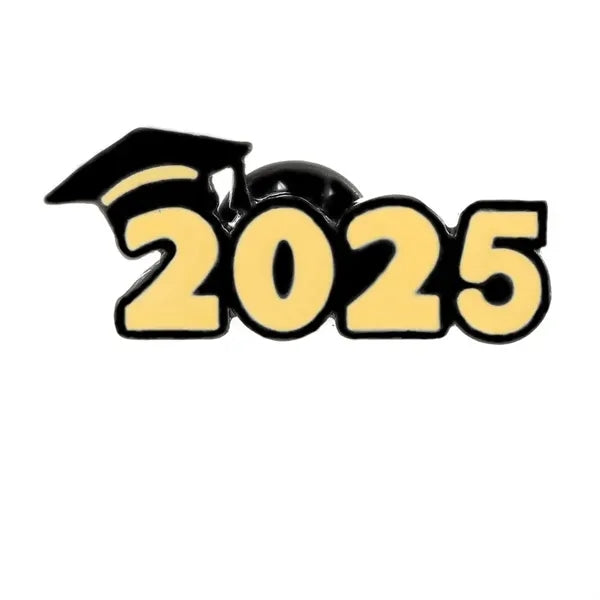 2025 Graduation Cap Pin Brooch