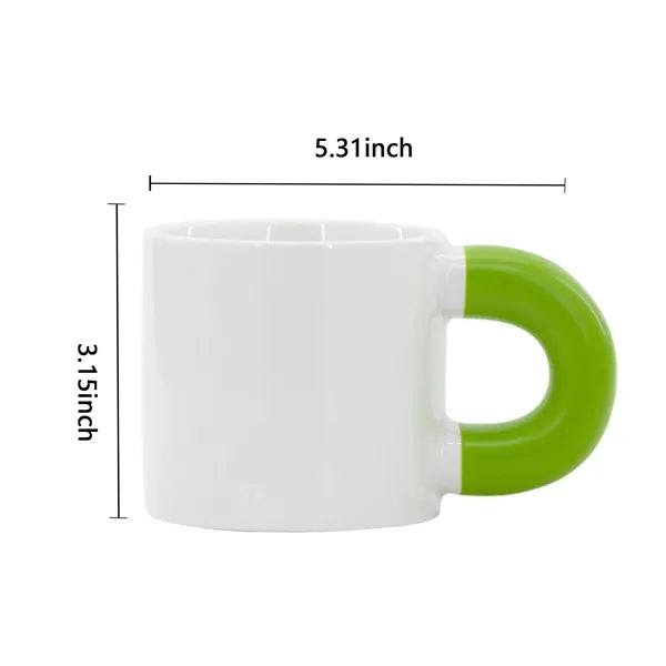 11oz Chubby Ceramic Mug with Anti-Slip Base