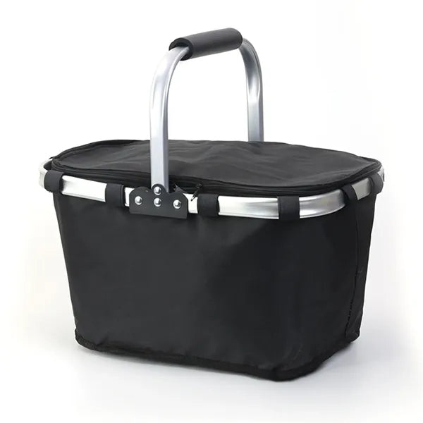 Insulated Picnic Basket with Foldable Design