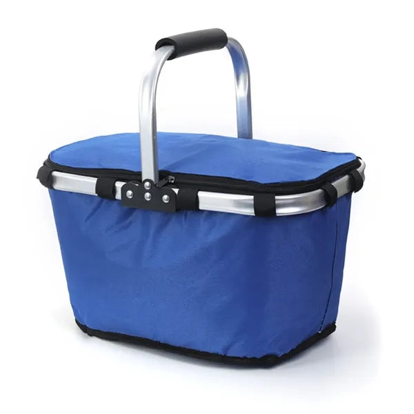 Insulated Picnic Basket with Foldable Design
