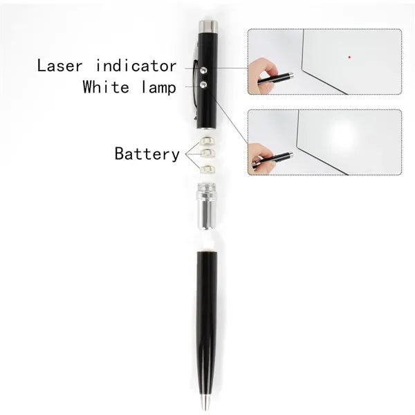 Laser Flashlight Combo with Protective PE Pouch
