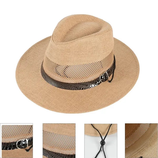 Large Brim Hollowed Out Fashion Casual Top Hat