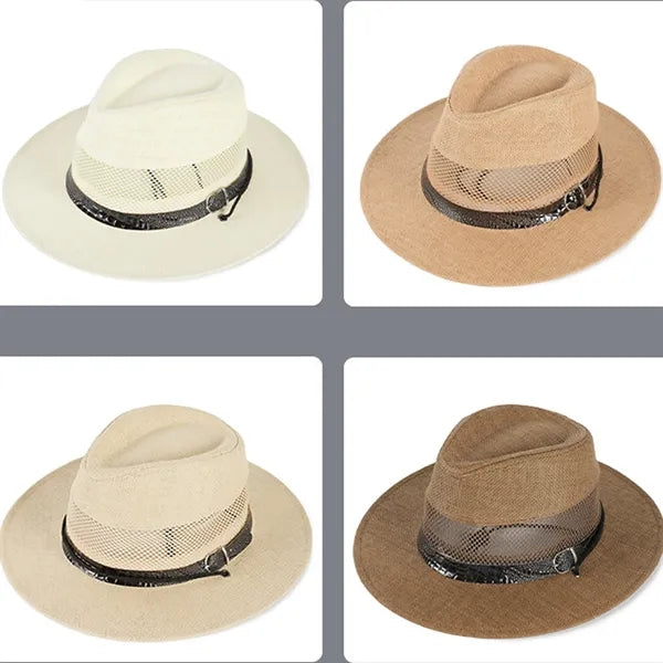 Large Brim Hollowed Out Fashion Casual Top Hat