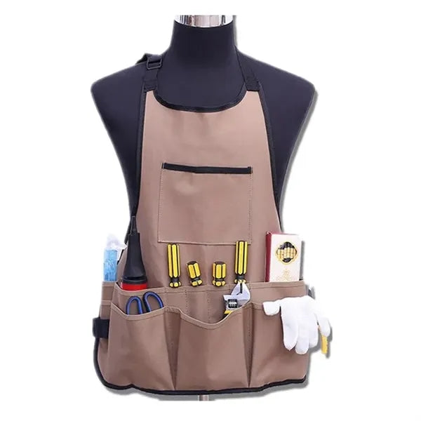Versatile Work Apron Adjustable Fit & Convenient Tool Pocket