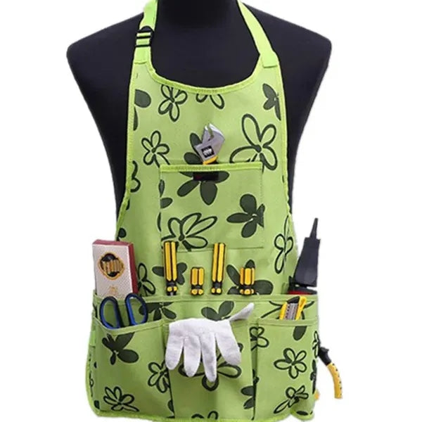 Versatile Work Apron Adjustable Fit & Convenient Tool Pocket