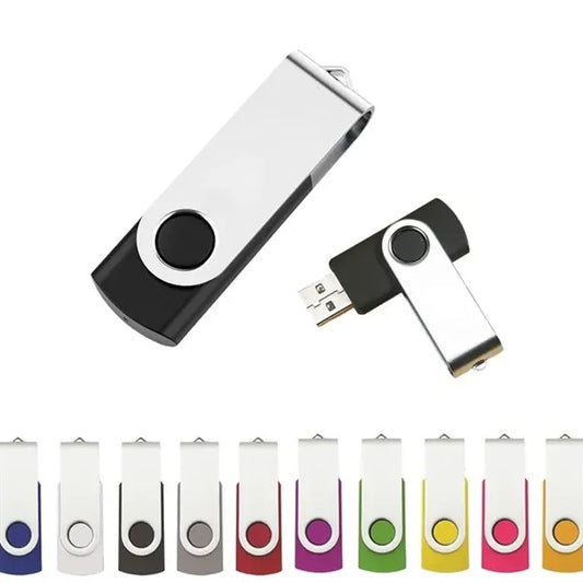 Metal Portable Lanyard USB Flash Disk
