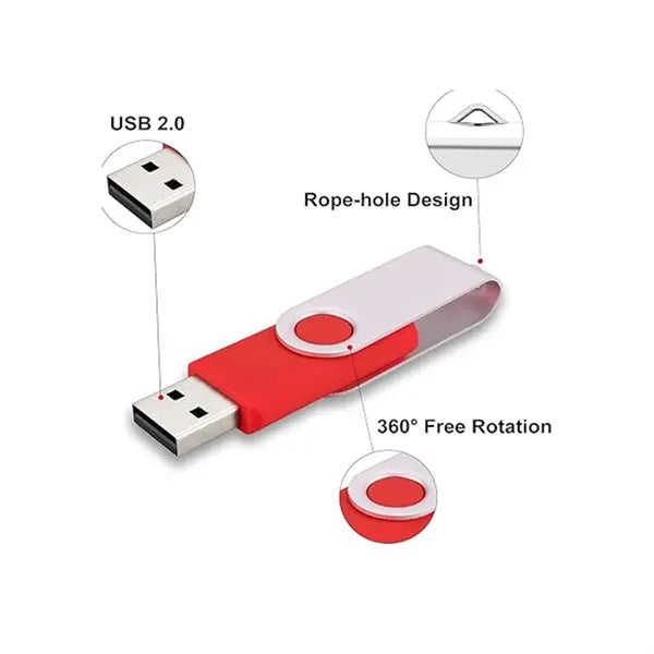 Metal Portable Lanyard USB Flash Disk
