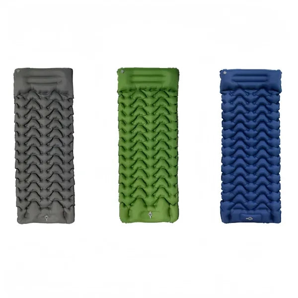 Camping Air Mattress with Built-in Foot Pump