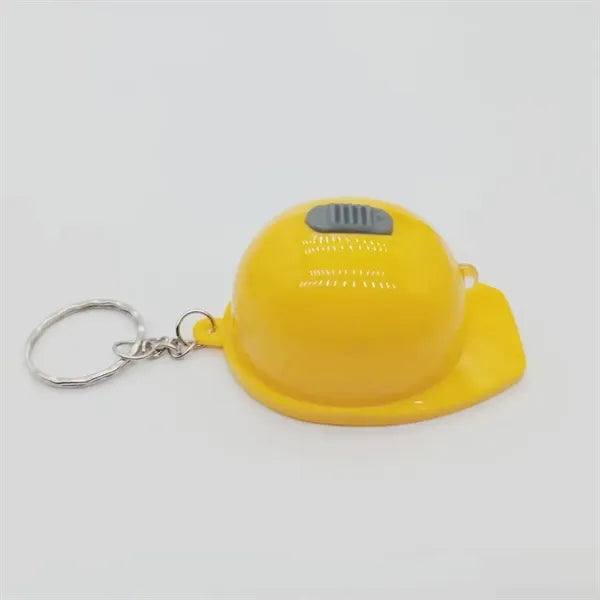 Mini Safety Helmet Shaped LED Keychain Bottle Opener