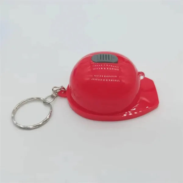 Mini Safety Helmet Shaped LED Keychain Bottle Opener