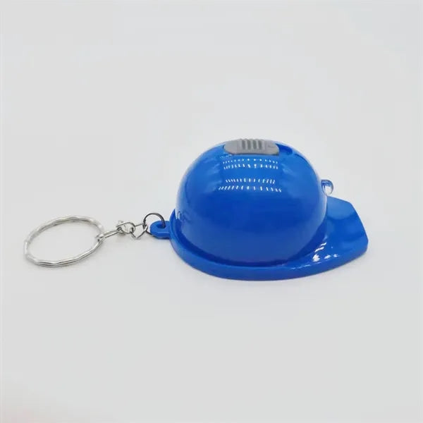 Mini Safety Helmet Shaped LED Keychain Bottle Opener