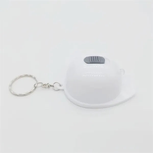 Mini Safety Helmet Shaped LED Keychain Bottle Opener