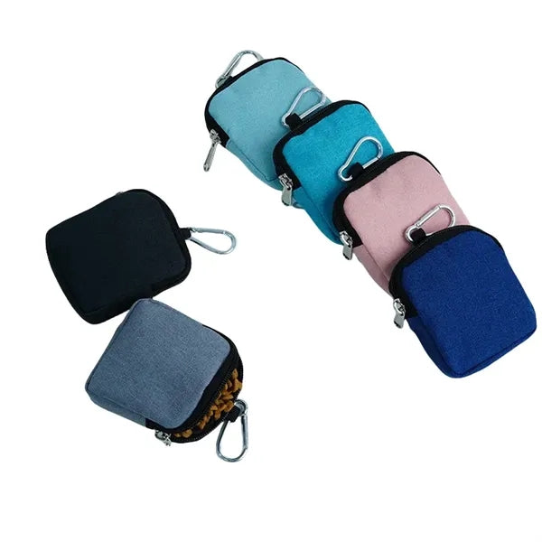 Mini Dog Treat Pouch with Carabiner