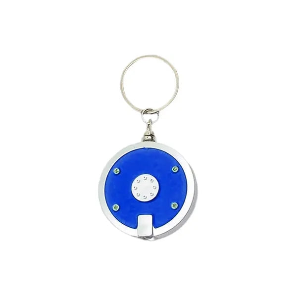 Round LED Keychain