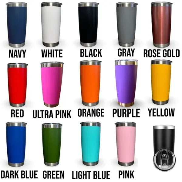 20 Oz. Thermal Stainless Steel Vacuum Tumbler