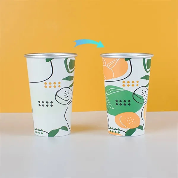 15oz Cold-Sensitive Color-Changing Aluminum Cup