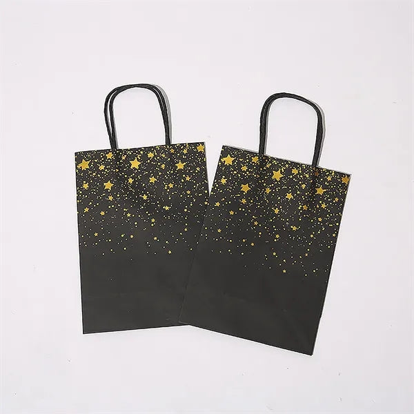 Romantic Foil Printed Kraft Tote Bag for Retail & Events