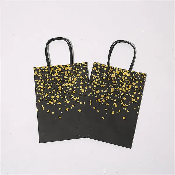 Romantic Foil Printed Kraft Tote Bag for Retail & Events