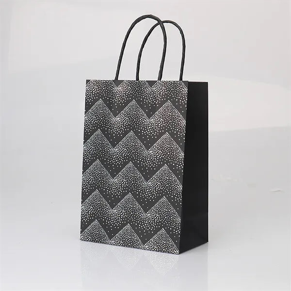 Romantic Foil Printed Kraft Tote Bag for Retail & Events