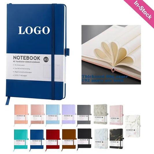 A5 Full-Color PU Notebook with Elastic Band
