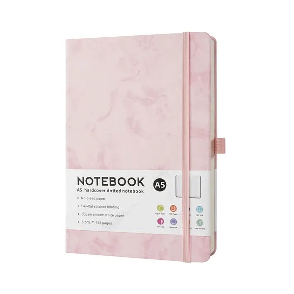 A5 Full-Color PU Notebook with Elastic Band