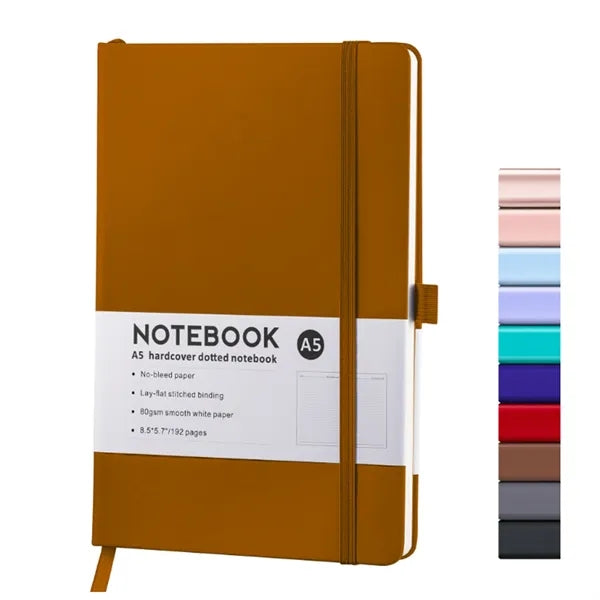 A5 Full-Color PU Notebook with Elastic Band