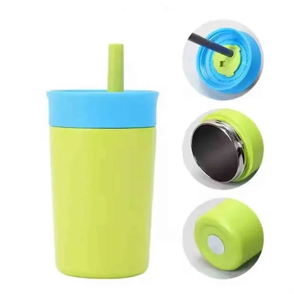 12OZ Insulation Tumbler With Straw&Lids