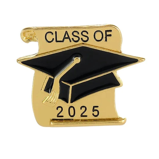 2025 Graduation Cap Pin Brooch