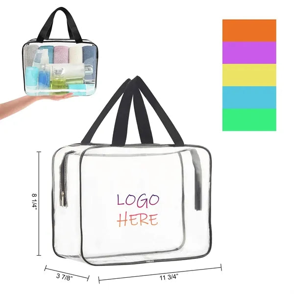 Clear Tote Makeup Bag