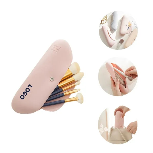Silicone Makeup Brush Organizer Bag