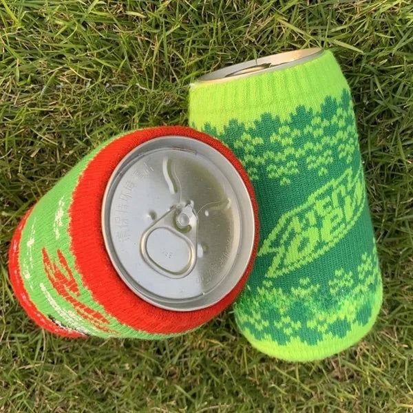 Jacquard Knit Can Cozy