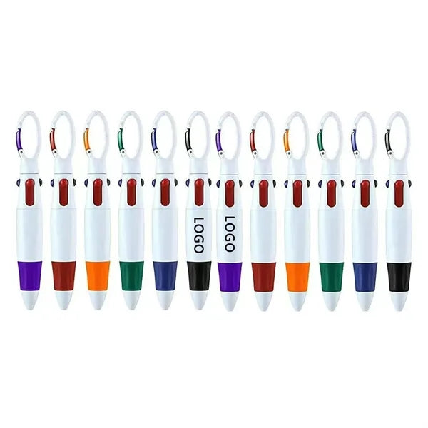 4 In 1 Multicolor Pen With Clip