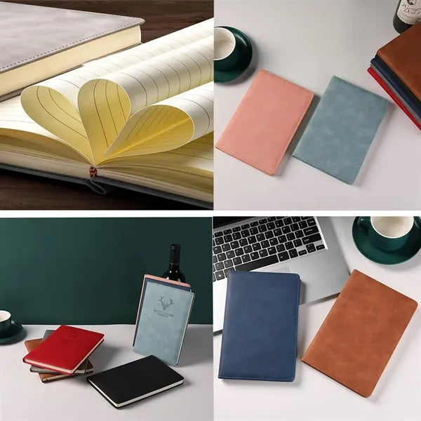 A5 Leather Notebook with Elegant Appearance