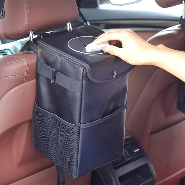 Car Trash Can Waterproof Multifunctional Foldable
